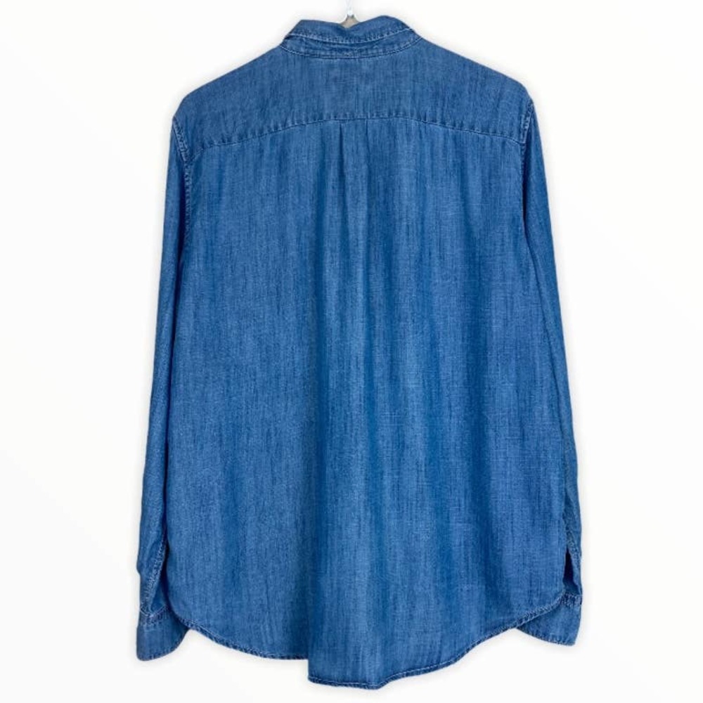 LEVIS Boyfriend Fit Button Down Denim Jean Shirt M - Picture 2 of 12